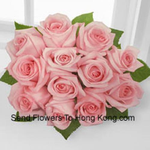 12 Mooie Roze Rozen