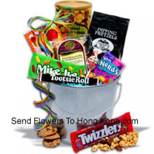 Crunchy Gift Hamper Containing Edibles