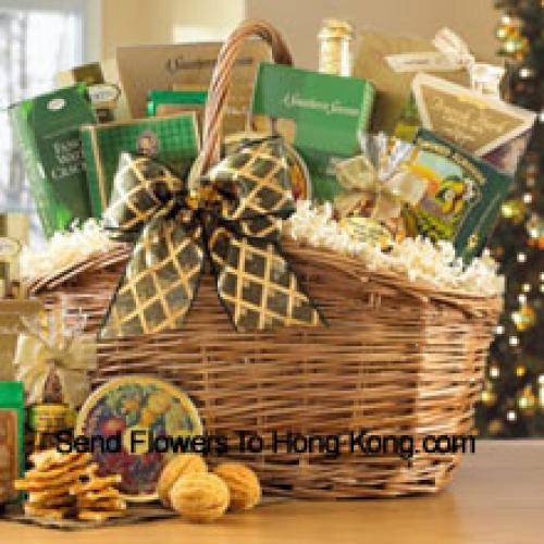 A Beautiful Hamper Containing Goodies